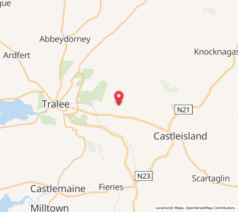 Map of Rathanny, MunsterMunster