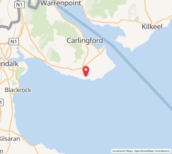 Map of Rathcor Lower, LeinsterLeinster