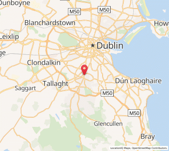 Map of Rathfarnham, LeinsterLeinster
