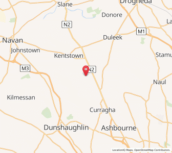 Map of Rathfeigh, LeinsterLeinster