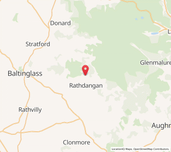 Map of Rathgorragh, LeinsterLeinster