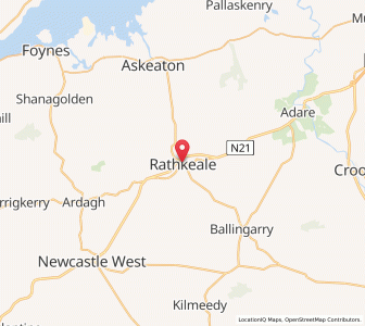 Map of Rathkeale, MunsterMunster