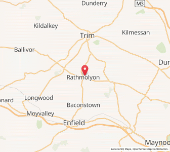 Map of Rathmolyon, LeinsterLeinster