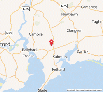 Map of Rathroe Cross Roads, LeinsterLeinster