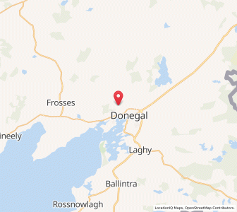 Map of Red Bridges, UlsterUlster