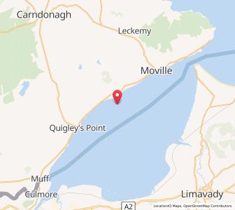 Map of Red Castle, UlsterUlster