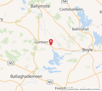 Map of Redhill, ConnaughtConnaught