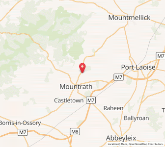 Map of Ringstown Uplands, LeinsterLeinster