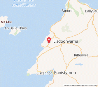 Map of Roadford, MunsterMunster