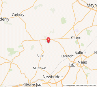 Map of Robertstown, LeinsterLeinster