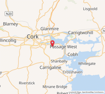 Map of Rochestown, MunsterMunster