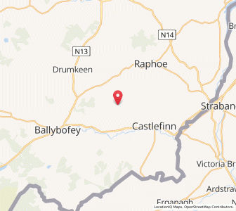 Map of Roosky Upper, UlsterUlster