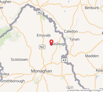 Map of Rossarrell, UlsterUlster
