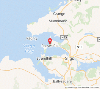 Map of Rosses Point, ConnaughtConnaught