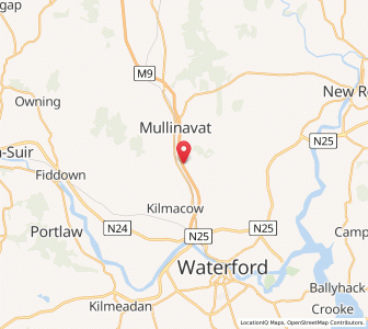 Map of Rossinan, LeinsterLeinster