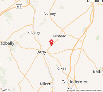 Map of Russellstown Cross Roads, LeinsterLeinster