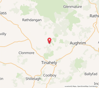 Map of Sandy Ford, LeinsterLeinster