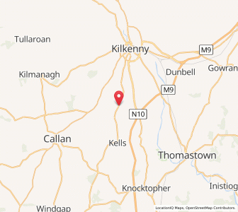 Map of Seven Houses Cross Roads, LeinsterLeinster