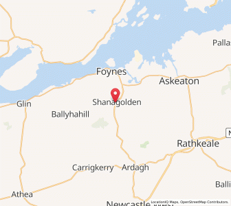 Map of Shanagolden, MunsterMunster