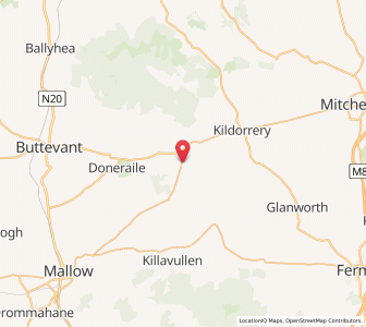 Map of Shanballymore, MunsterMunster