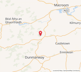 Map of Shanlaragh, MunsterMunster
