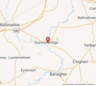 Map of Shannonbridge, LeinsterLeinster