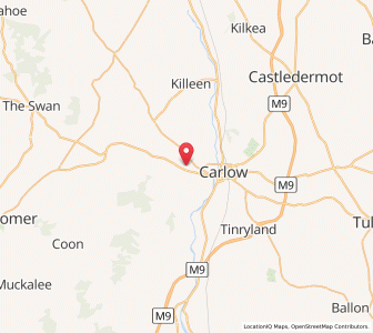 Map of Sleatygraigue, LeinsterLeinster