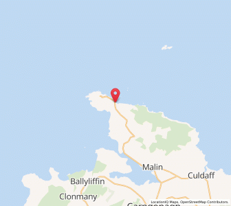 Map of Slievebane, UlsterUlster