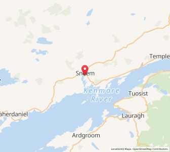 Map of Sneem, MunsterMunster