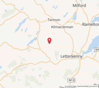 Map of Sockar, UlsterUlster