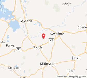 Map of Spaddagh, ConnaughtConnaught
