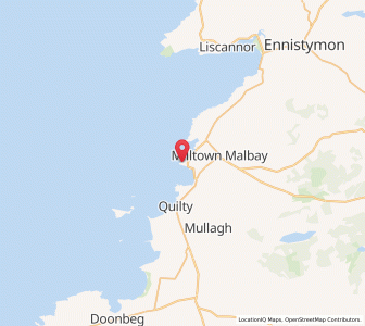 Map of Spanish Point, MunsterMunster