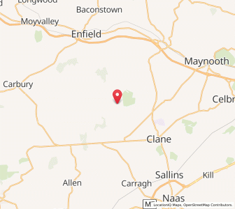 Map of Staplestown, LeinsterLeinster