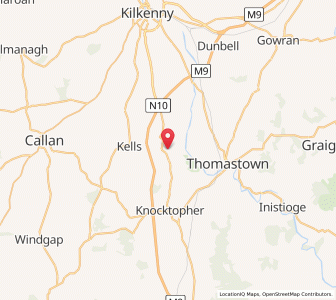 Map of Stonyford, LeinsterLeinster