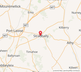 Map of Stradbally, LeinsterLeinster