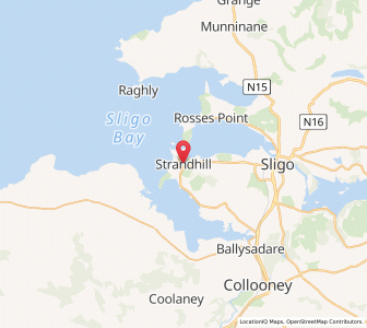 Map of Strandhill, ConnaughtConnaught