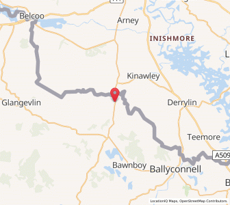 Map of Swanlinbar, UlsterUlster