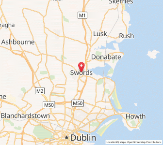 Map of Swords, LeinsterLeinster