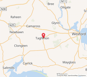 Map of Taghmon, LeinsterLeinster