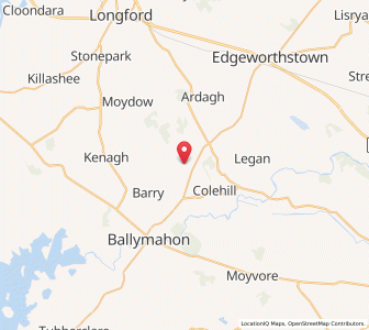 Map of Taghsheenod, LeinsterLeinster