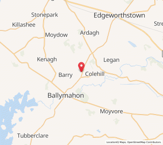 Map of Taghshinny, LeinsterLeinster