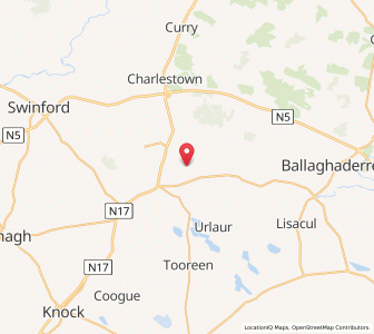 Map of Tawnyinah, ConnaughtConnaught