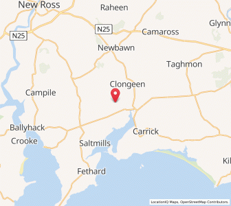 Map of Taylorstown Bridge, LeinsterLeinster