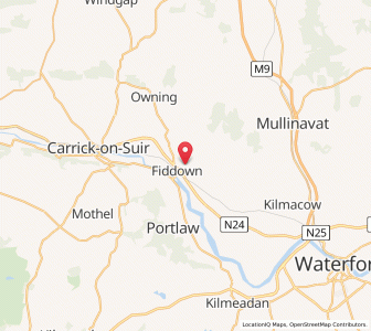 Map of Tennislee Cross Roads, LeinsterLeinster