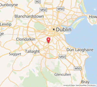 Map of Terenure, Leinster