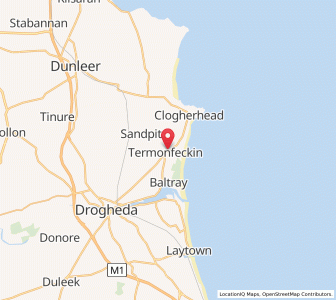 Map of Termonfeckin, LeinsterLeinster