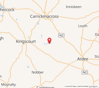 Map of The Cross Guns, LeinsterLeinster