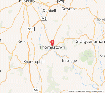 Map of Thomastown, LeinsterLeinster