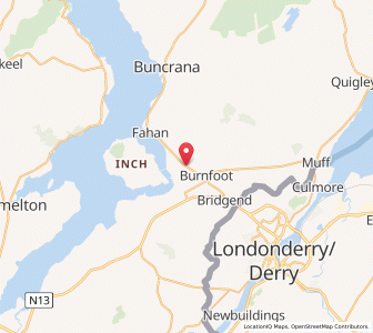 Map of Tieveborne, UlsterUlster