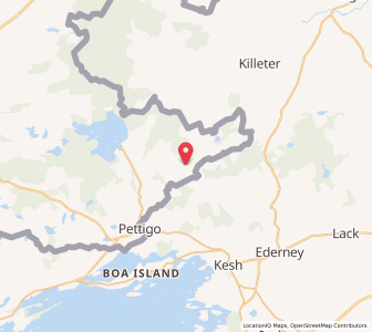 Map of Tievemore, Ulster